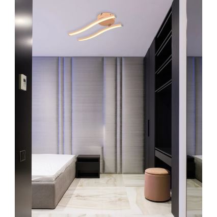 Globo - LED Bevestigde Hanglamp LED/12W/230V 3000K oranje