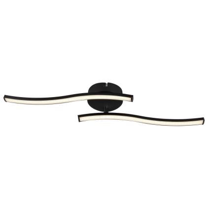 Globo - LED Plafondlamp 2xLED/6W/230V zwart