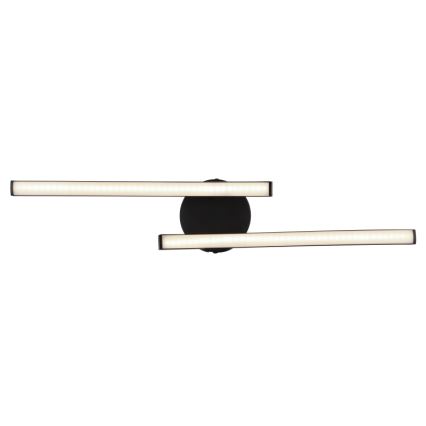 Globo - LED Plafondlamp 2xLED/6W/230V zwart