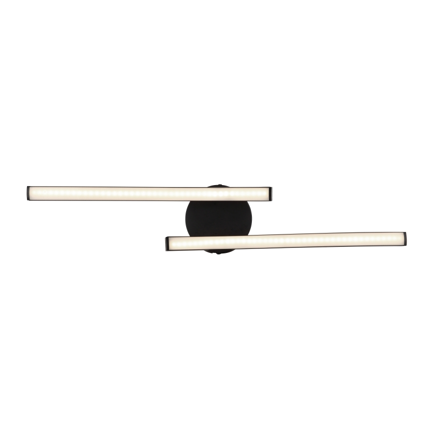 Globo - LED Plafondlamp 2xLED/6W/230V zwart