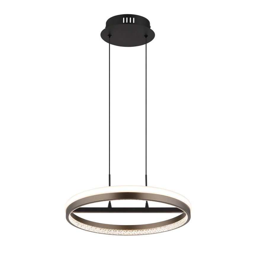 Globo - Suspension filaire LED/40W/230V 3000/4000/6000K d. 39,7 cm marron