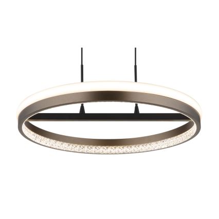 Globo - Suspension filaire LED/40W/230V 3000/4000/6000K d. 39,7 cm marron