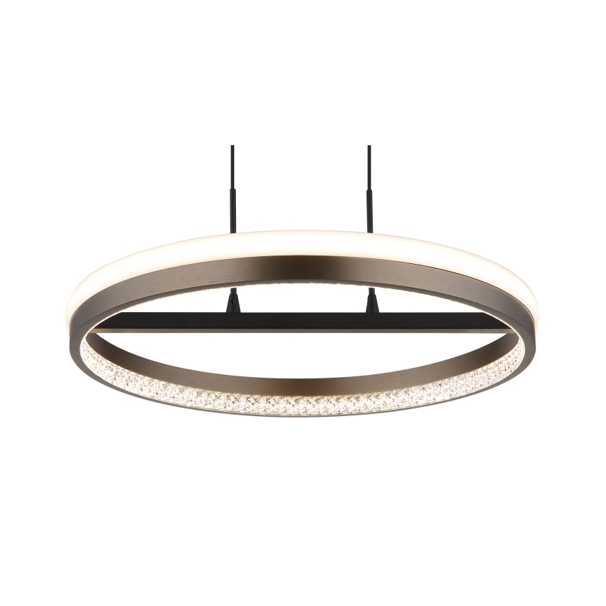 Globo - Suspension filaire LED/40W/230V 3000/4000/6000K d. 39,7 cm marron