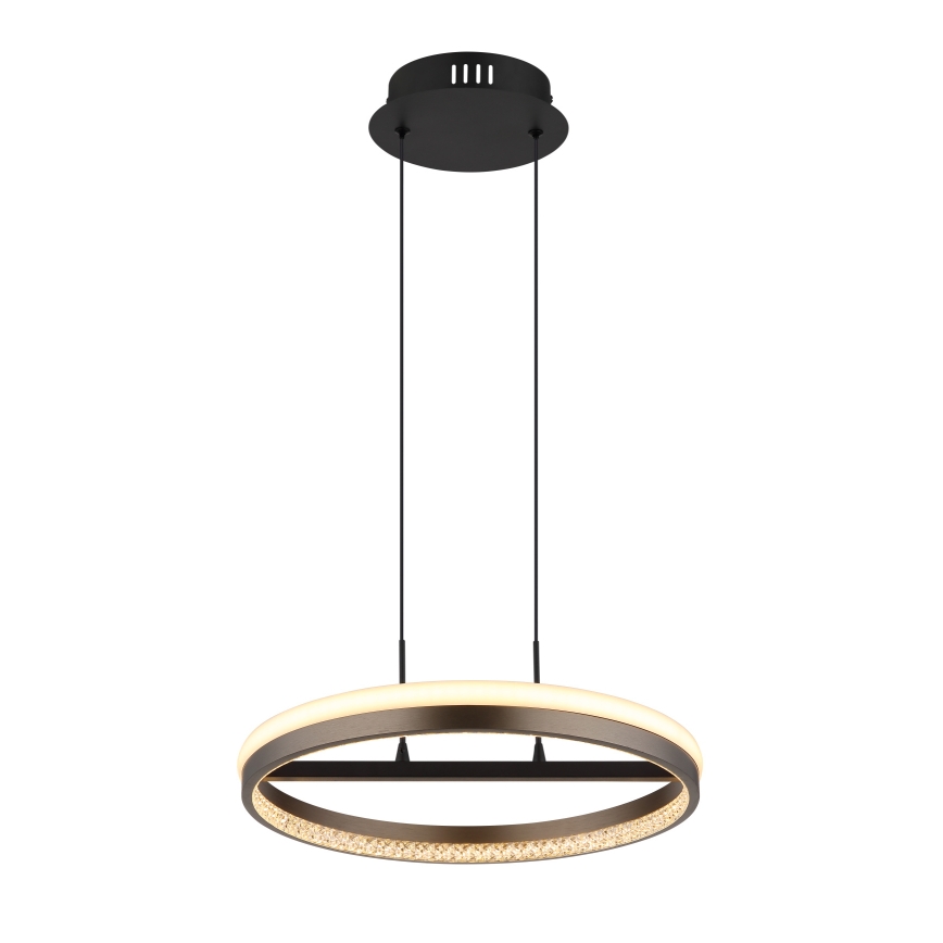 Globo - Suspension filaire LED/40W/230V 3000/4000/6000K d. 39,7 cm marron