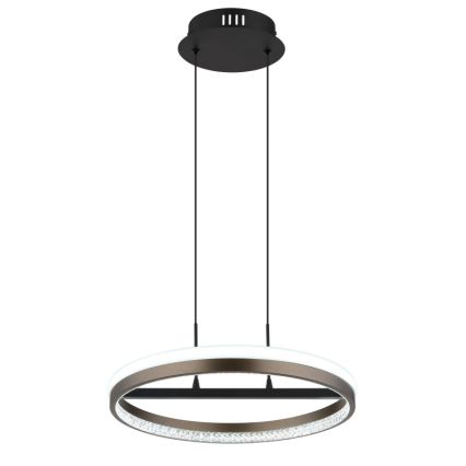 Globo - Suspension filaire LED/40W/230V 3000/4000/6000K d. 39,7 cm marron
