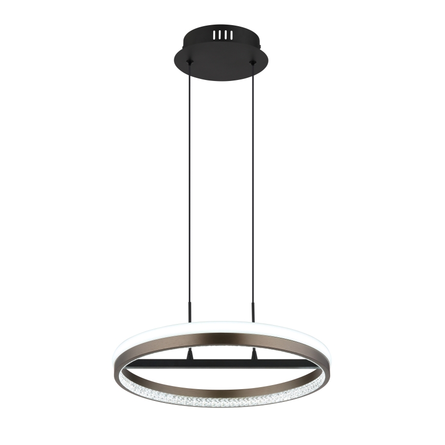 Globo - Suspension filaire LED/40W/230V 3000/4000/6000K d. 39,7 cm marron
