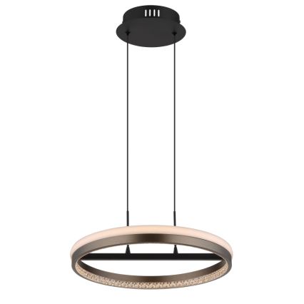 Globo - Suspension filaire LED/40W/230V 3000/4000/6000K d. 39,7 cm marron