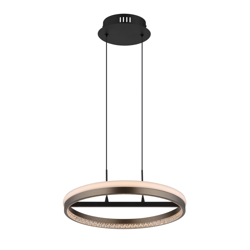 Globo - Suspension filaire LED/40W/230V 3000/4000/6000K d. 39,7 cm marron