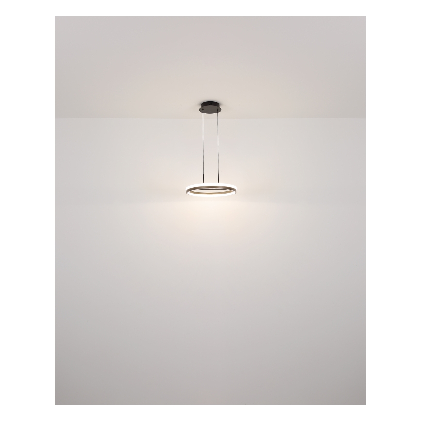 Globo - Suspension filaire LED/40W/230V 3000/4000/6000K d. 39,7 cm marron