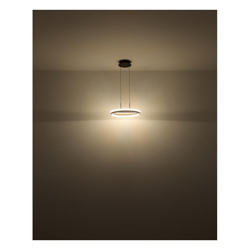 Globo - Suspension filaire LED/40W/230V 3000/4000/6000K d. 39,7 cm marron