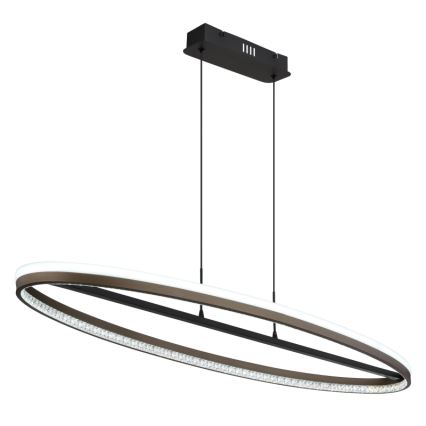 Globo - LED Hanglamp aan een koord LED/60W/230V 3000/4000/6000K bruin