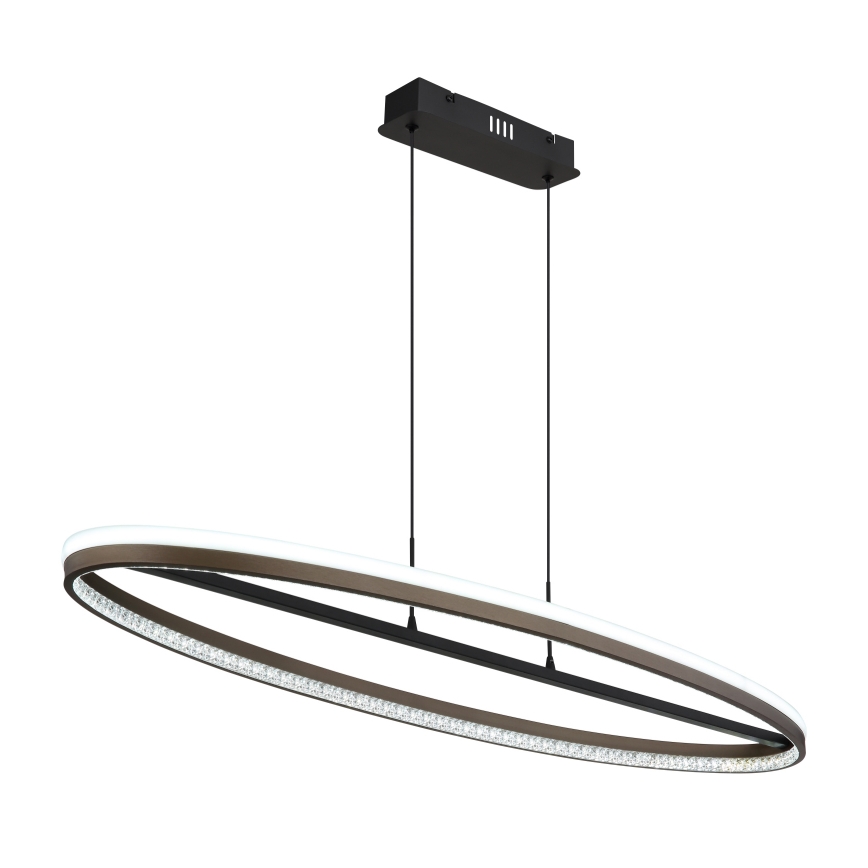 Globo - LED Hanglamp aan een koord LED/60W/230V 3000/4000/6000K bruin