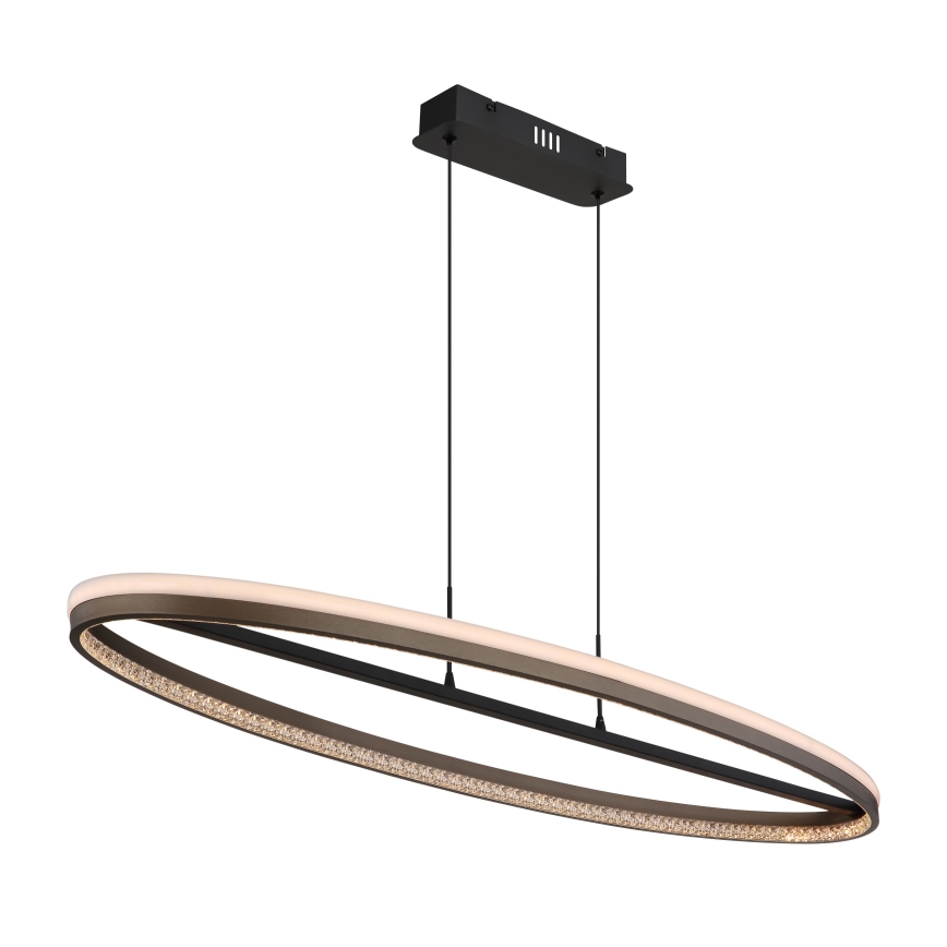 Globo - LED Hanglamp aan een koord LED/60W/230V 3000/4000/6000K bruin