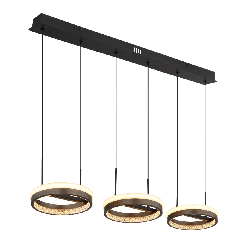 Globo - LED Hanglamp aan een koord LED/40W/230V 3000/4000/6000K bruin