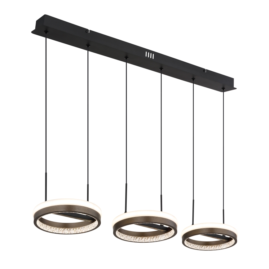 Globo - Suspension filaire LED/40W/230V 3000/4000/6000K marron