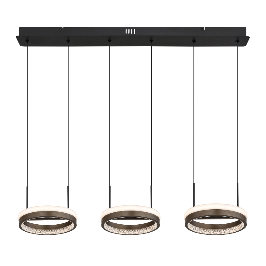 Globo - Suspension filaire LED/40W/230V 3000/4000/6000K marron