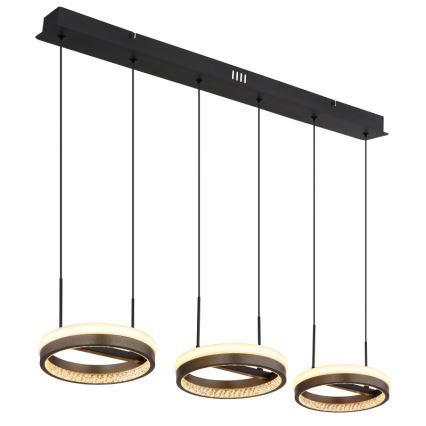Globo - Suspension filaire LED/40W/230V 3000/4000/6000K marron