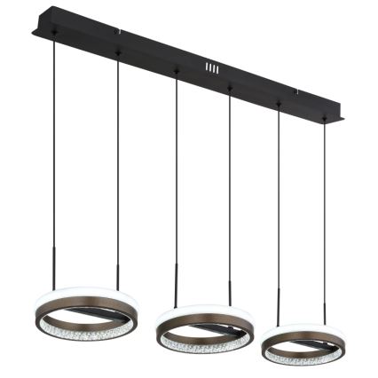 Globo - Suspension filaire LED/40W/230V 3000/4000/6000K marron