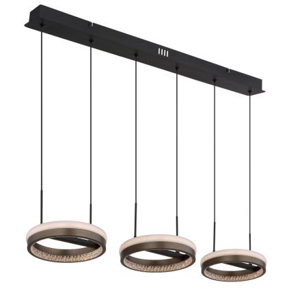 Globo - Suspension filaire LED/40W/230V 3000/4000/6000K marron