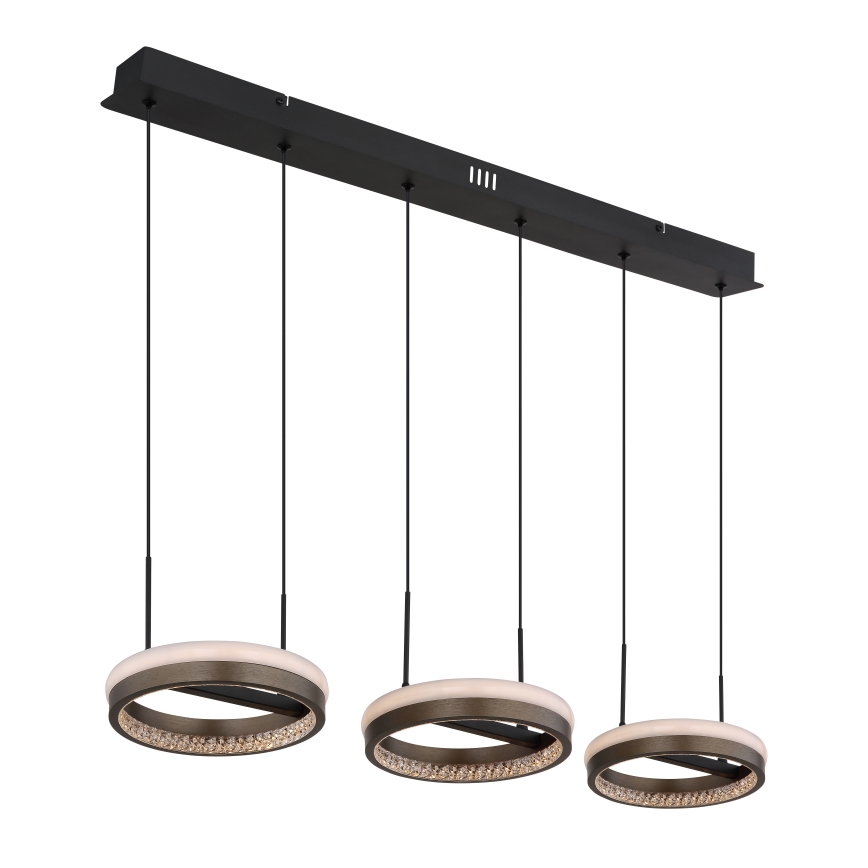 Globo - Suspension filaire LED/40W/230V 3000/4000/6000K marron