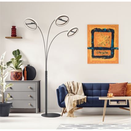 Globo - Dimbare LED-vloerlamp met aanraakbediening LED/48W/230V 3000/4000/6000K