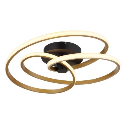 Globo - LED Bevestigde Hanglamp LED/40W/230V 3000K goud/zwart
