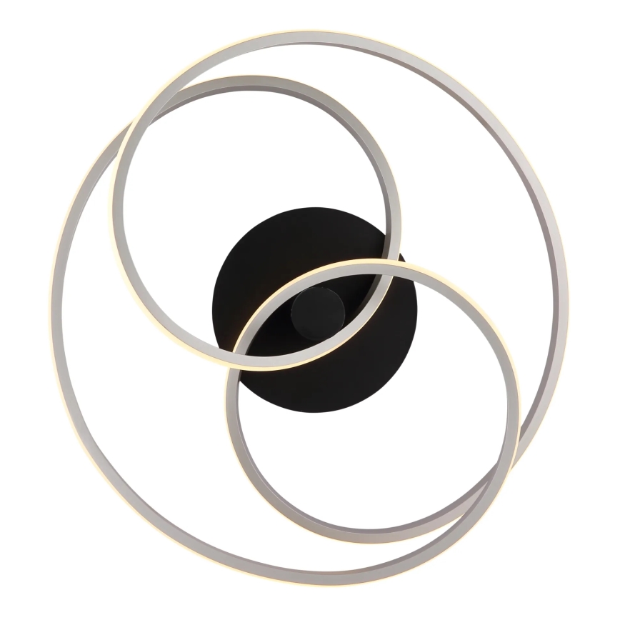 Globo - LED Bevestigde Hanglamp LED/40W/230V 3000K mat chroom/zwart