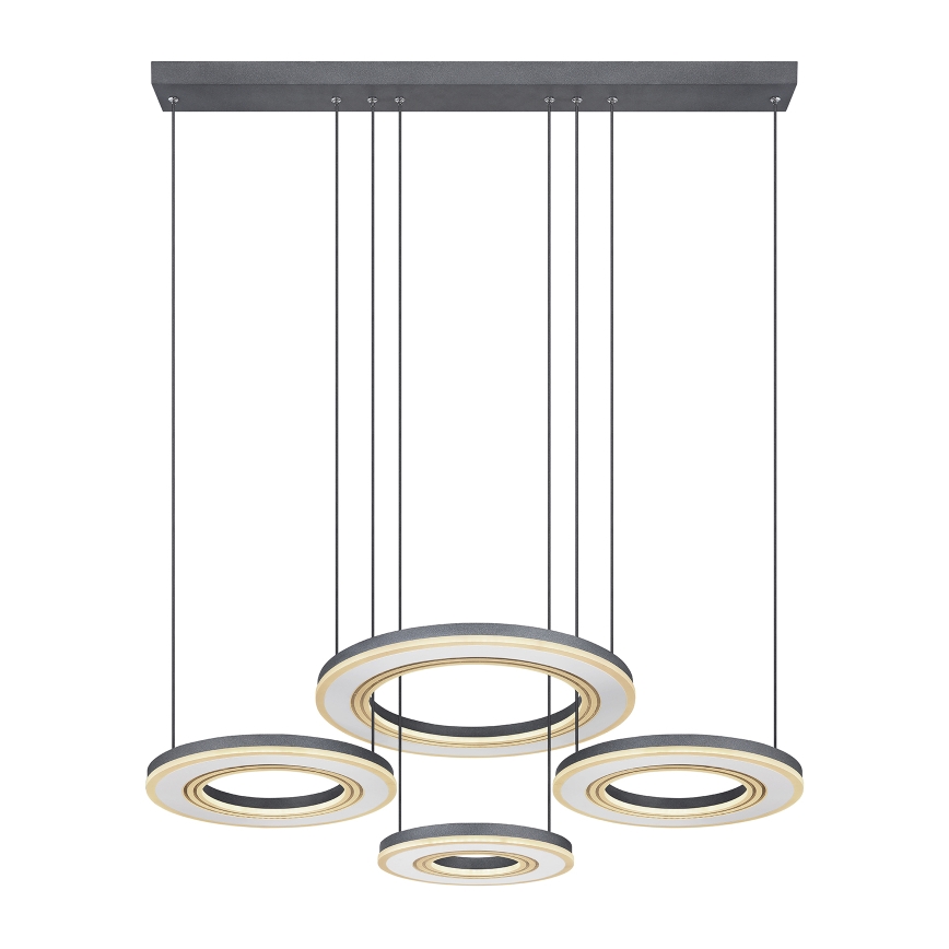 Globo - Suspension filaire à intensité variable LED/80W/230V 2700-6000K noir + Télécommande