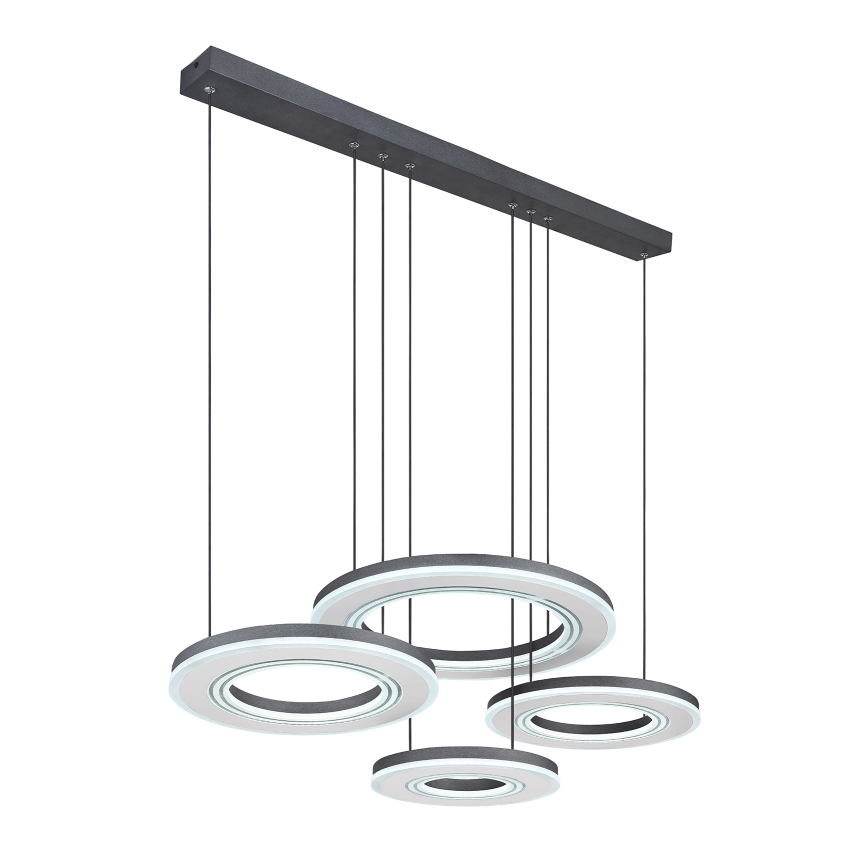 Globo - Suspension filaire à intensité variable LED/80W/230V 2700-6000K noir + Télécommande