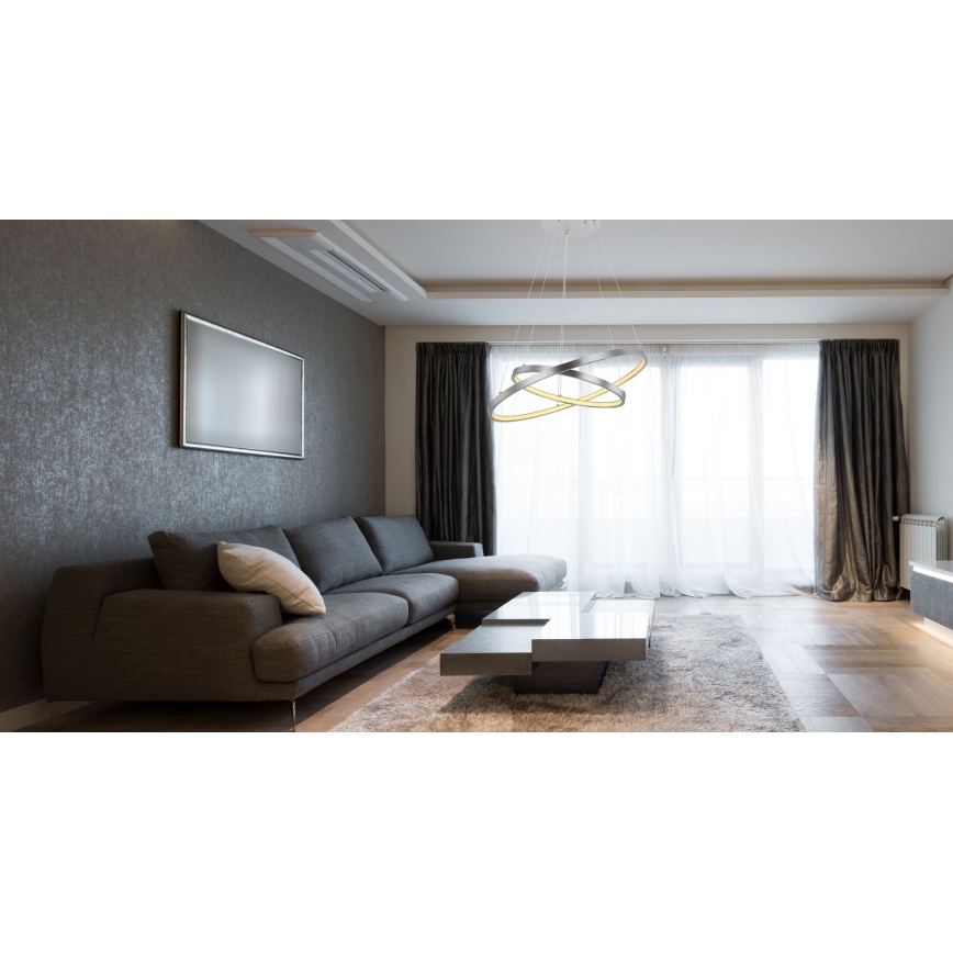 Globo - LED dimbare hanglamp aan kabel 2xLED/21W/230V