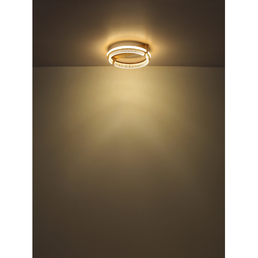 Globo - LED Dimbare kristallen plafondlamp LED/36W/230V 2700K-6000K + afstandsbediening