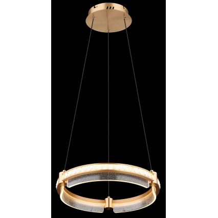 Globo - LED Dimbaar kristal Hanglamp aan een touw LED/36W/230V 2700K-6000K + afstandsbediening