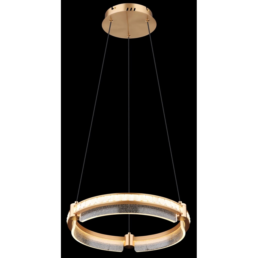 Globo - LED Dimbaar kristal Hanglamp aan een touw LED/36W/230V 2700K-6000K + afstandsbediening