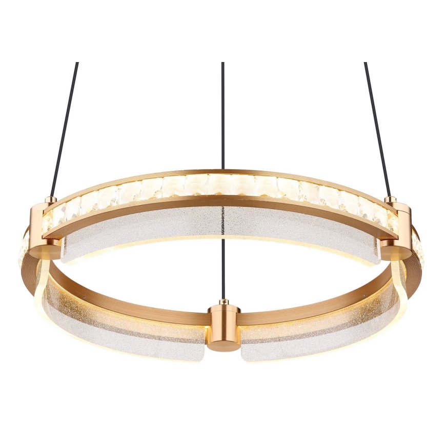 Globo - LED Dimbaar kristal Hanglamp aan een touw LED/36W/230V 2700K-6000K + afstandsbediening