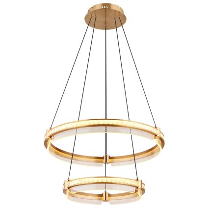 Globo - LED Dimbaar kristal Hanglamp aan een touw LED/78W/230V 2700K-6000K + afstandsbediening