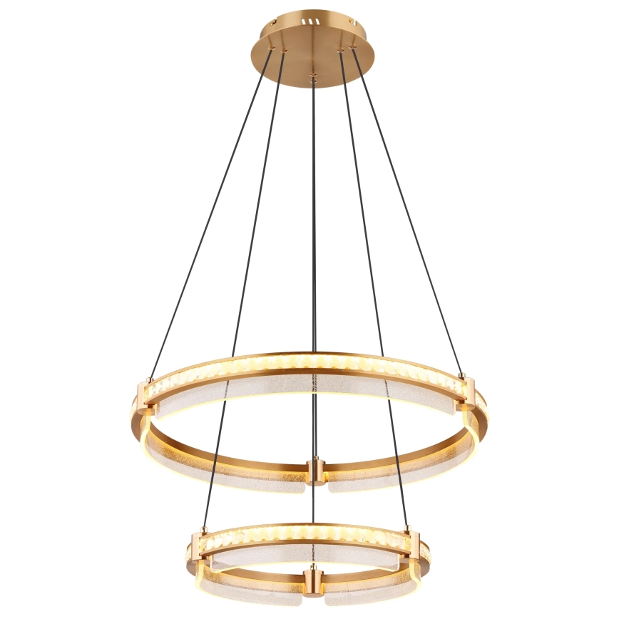 Globo - LED Dimbaar kristal Hanglamp aan een touw LED/78W/230V 2700K-6000K + afstandsbediening