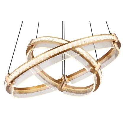 Globo - LED Dimbaar kristal Hanglamp aan een touw LED/78W/230V 2700K-6000K + afstandsbediening