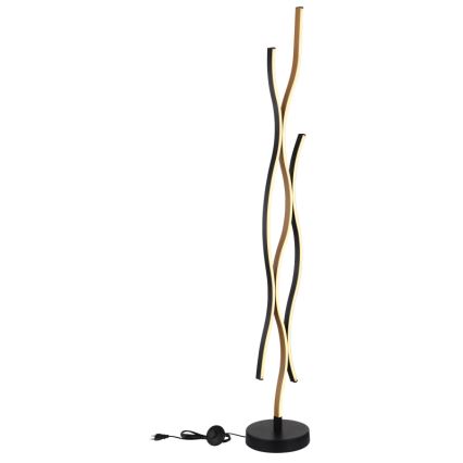 Globo - Staande LED Lamp LED/28W/230V 3000K zwart/goud