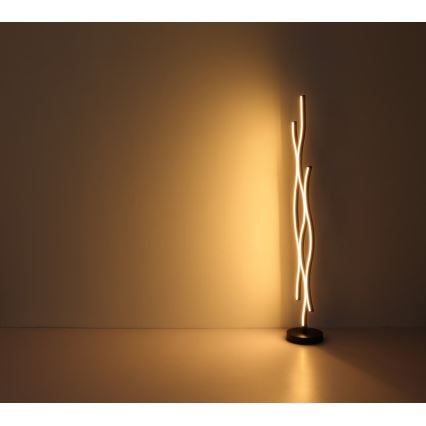 Globo - Staande LED Lamp LED/28W/230V 3000K zwart/goud