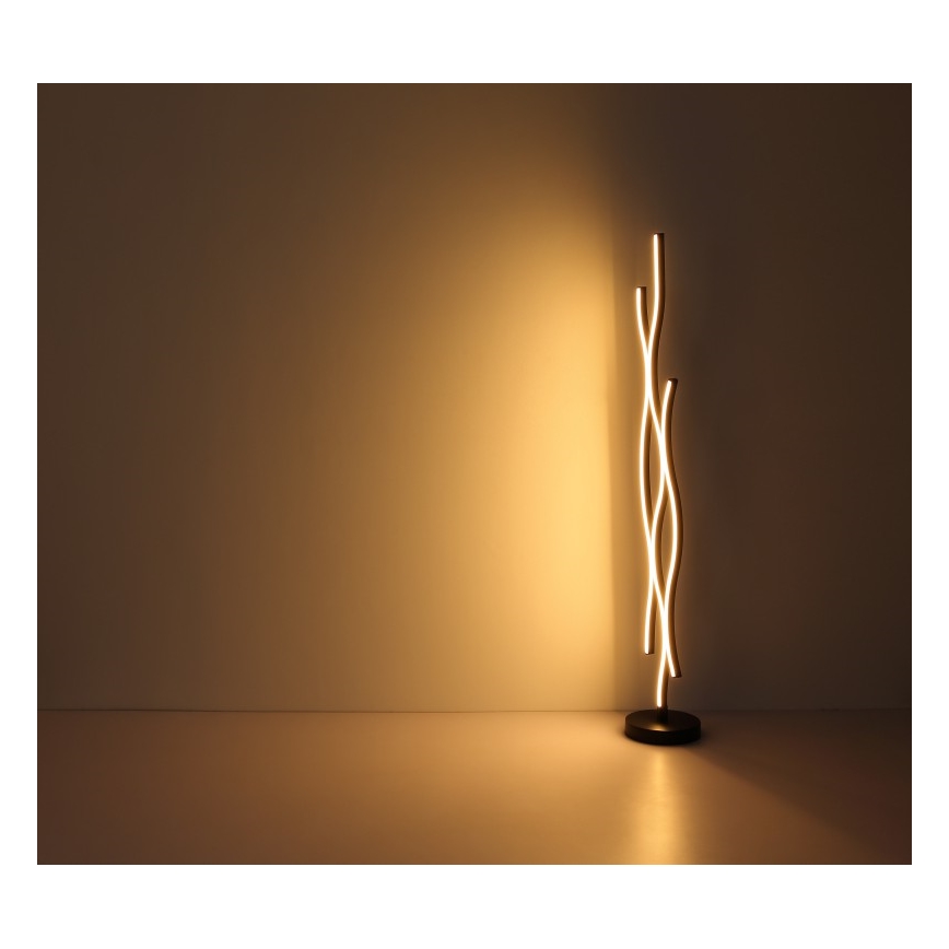 Globo - Staande LED Lamp LED/28W/230V 3000K zwart/goud