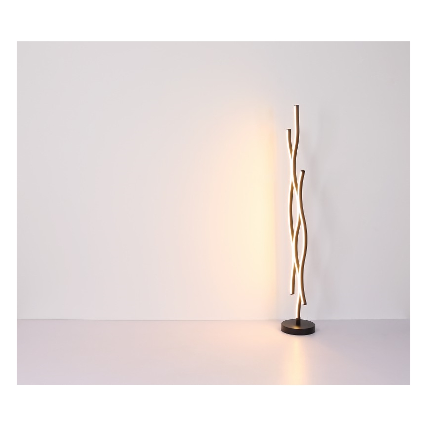 Globo - Staande LED Lamp LED/28W/230V 3000K zwart/goud