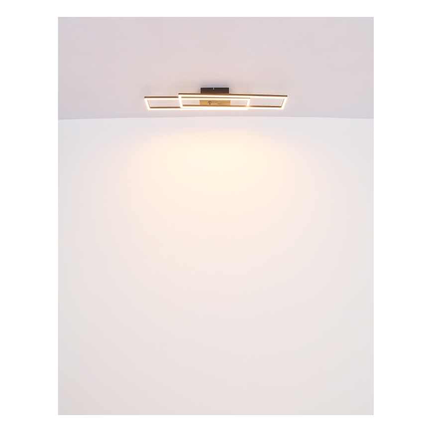 Globo - Plafonnier LED/30W/230V 3000K 60x80 cm noir