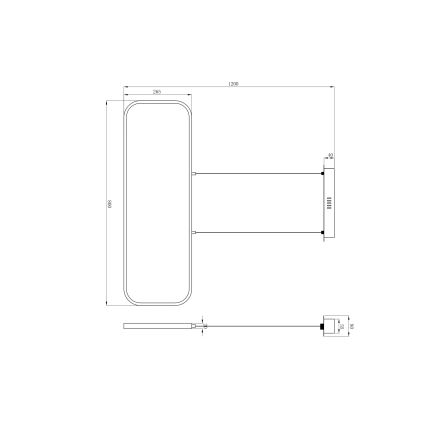 Globo - Hanglamp aan een koord LED/24W/230V
