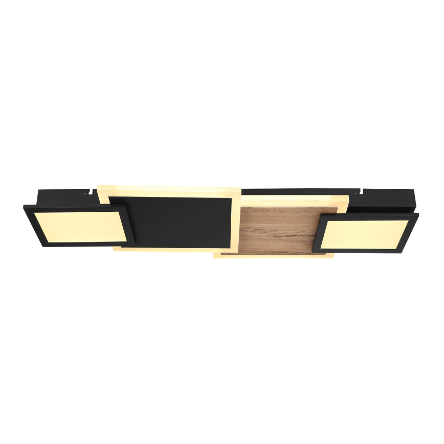 Globo 67279-30 - LED-plafondlamp CAROLINE LED/30W/230V 25x71,5 cm beige/zwart