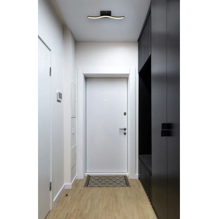 Globo - LED Bevestigde Hanglamp LED/6W/230V 3000K zwart