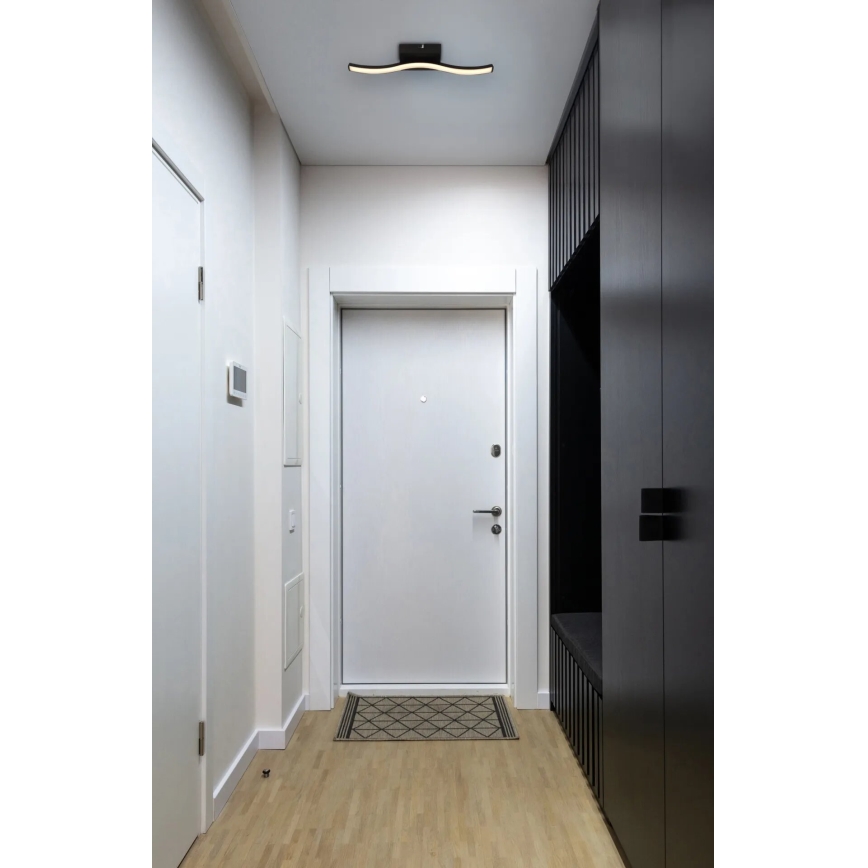 Globo - LED Bevestigde Hanglamp LED/6W/230V 3000K zwart
