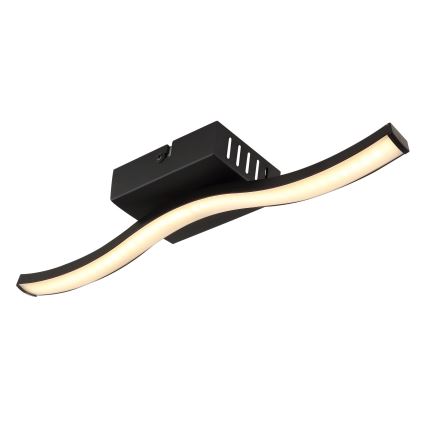 Globo - LED Bevestigde Hanglamp LED/6W/230V 3000K zwart