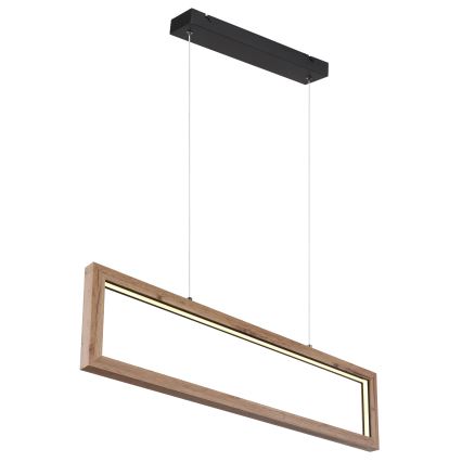 Globo 67287H - MANDERA LED hanglamp aan kabel LED/24W/230V bruin