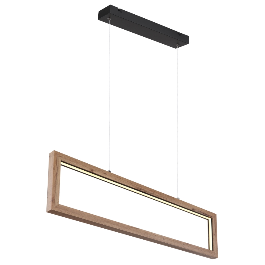 Globo 67287H - MANDERA LED hanglamp aan kabel LED/24W/230V bruin