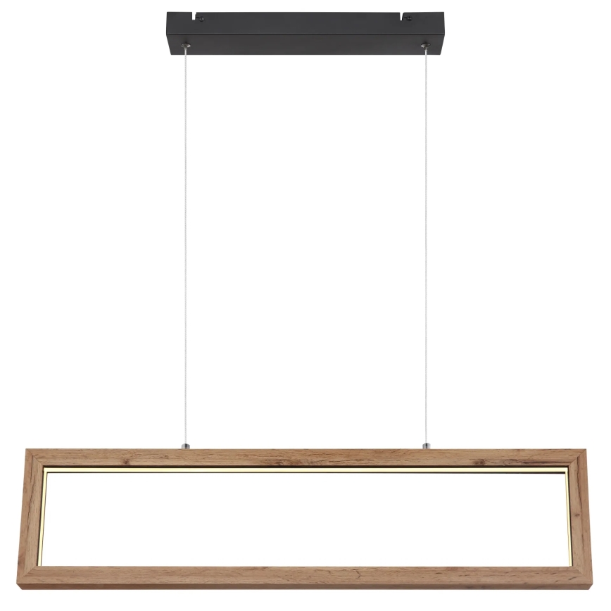 Globo 67287H - MANDERA LED hanglamp aan kabel LED/24W/230V bruin